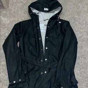 Navy Blue Matte raincoat